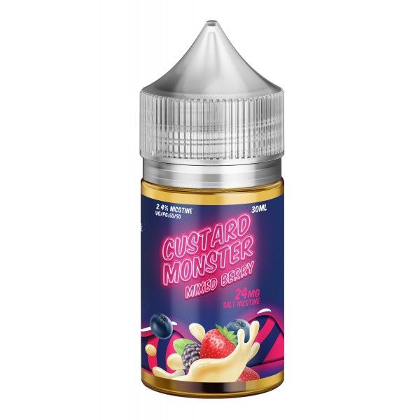 Custard Monster Salt - Mixed Berry 30ml, Nic: 24mg