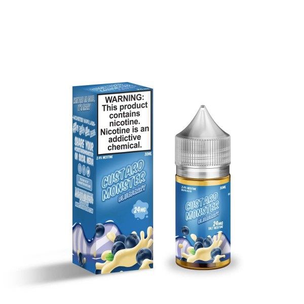 Custard Monster Salt - Blueberry 30ml, Nic: 24mg