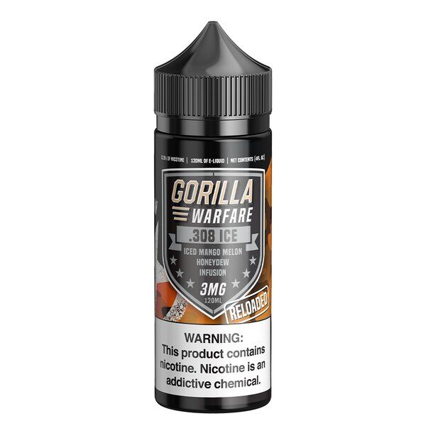Gorilla Warfare - .308 Reloaded ICE 120ml, Nic: 3mg