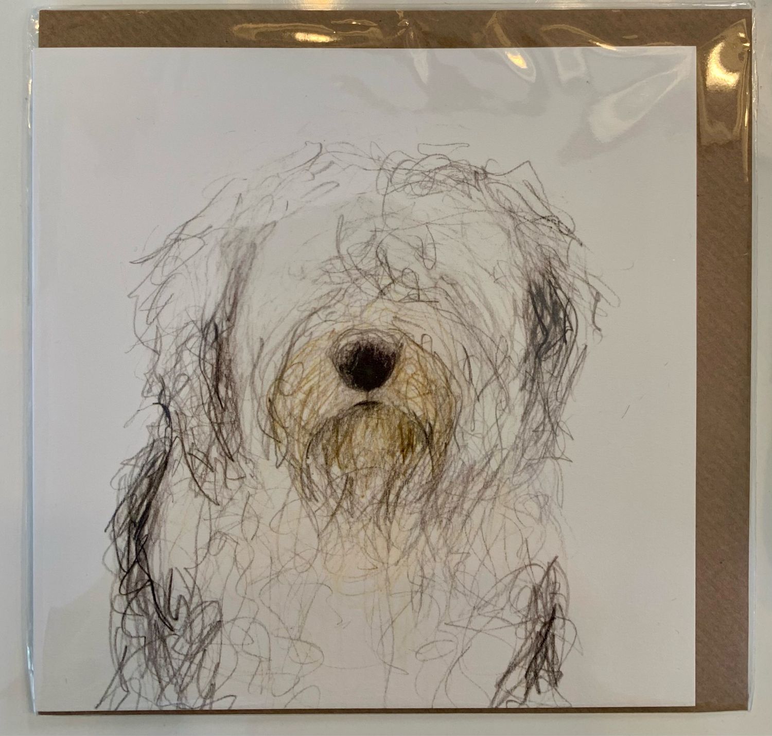 Karte „old english Sheepdog“