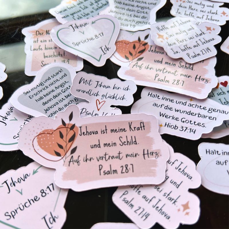 Kinder Sticker Lieblingsverse Boho Style