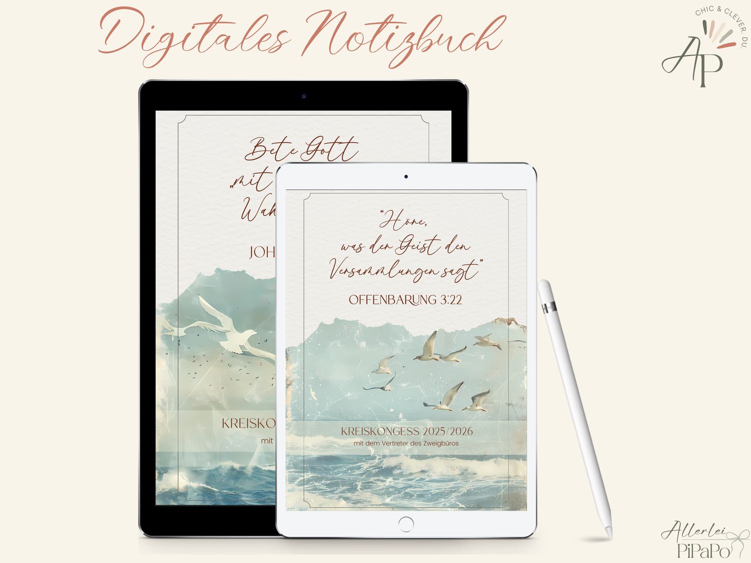 digitales Notizbuch -  beide Kreiskongress Teile 2025/2026 -  MOVE