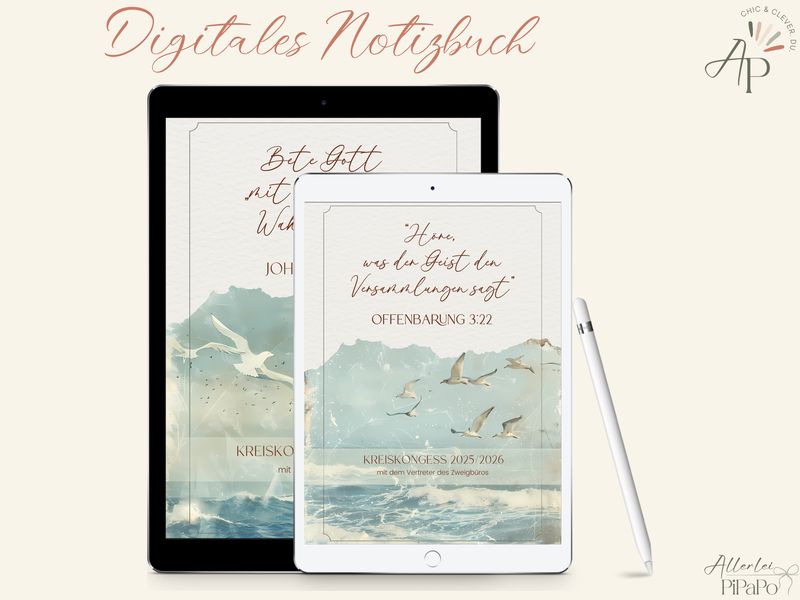 digitales Notizbuch -  beide Kreiskongress Teile 2025/2026 -  MOVE
