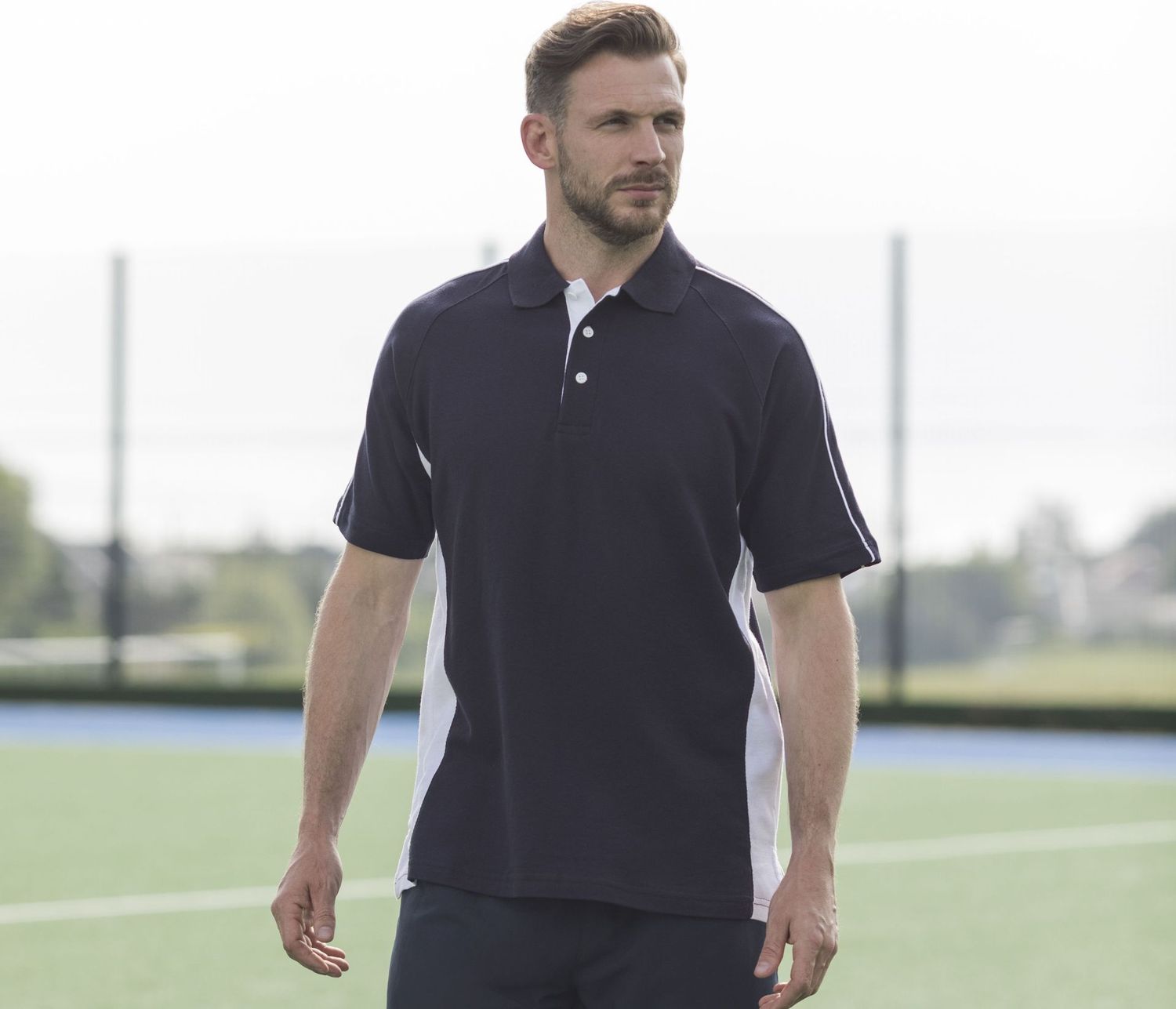 ​Polo coton bicolore