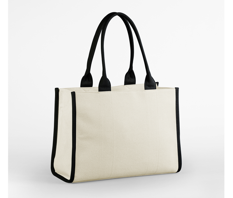 Large tote bag bi color