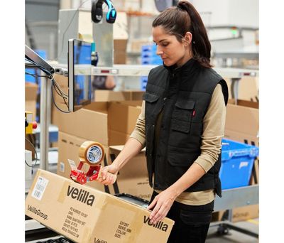 Bodywarmer de travail multi-poches Femme