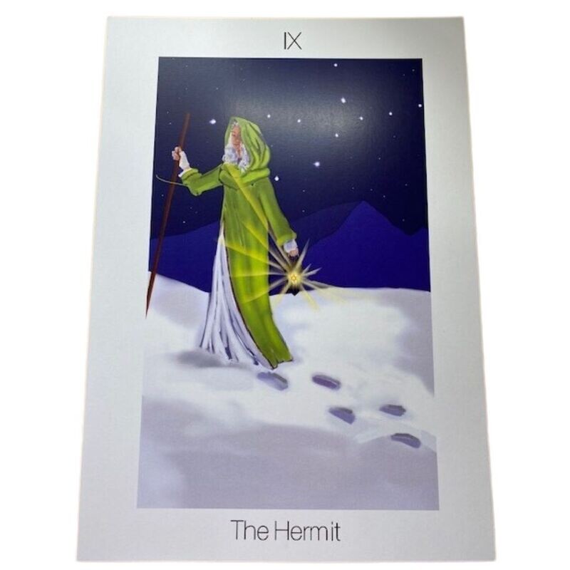 The Hermit Tarot Card Print
