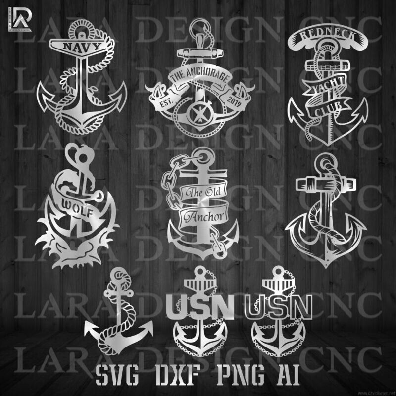 anchor designs for cnc plasma and laser cutting machines