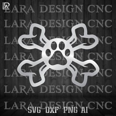 DOG BONES - DXF - SVG - AI - PDF - VECTOR CUT FILE