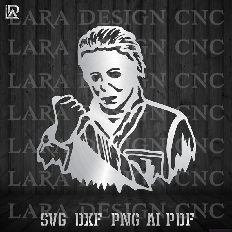 MICHAEL MYERS  Halloween - DXF - SVG - AI - PDF