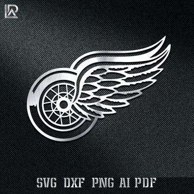 detroit red wings - Dxf Svg Ai Pdf - cut files
