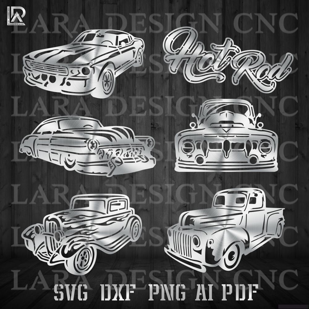 hotrod cars clipart