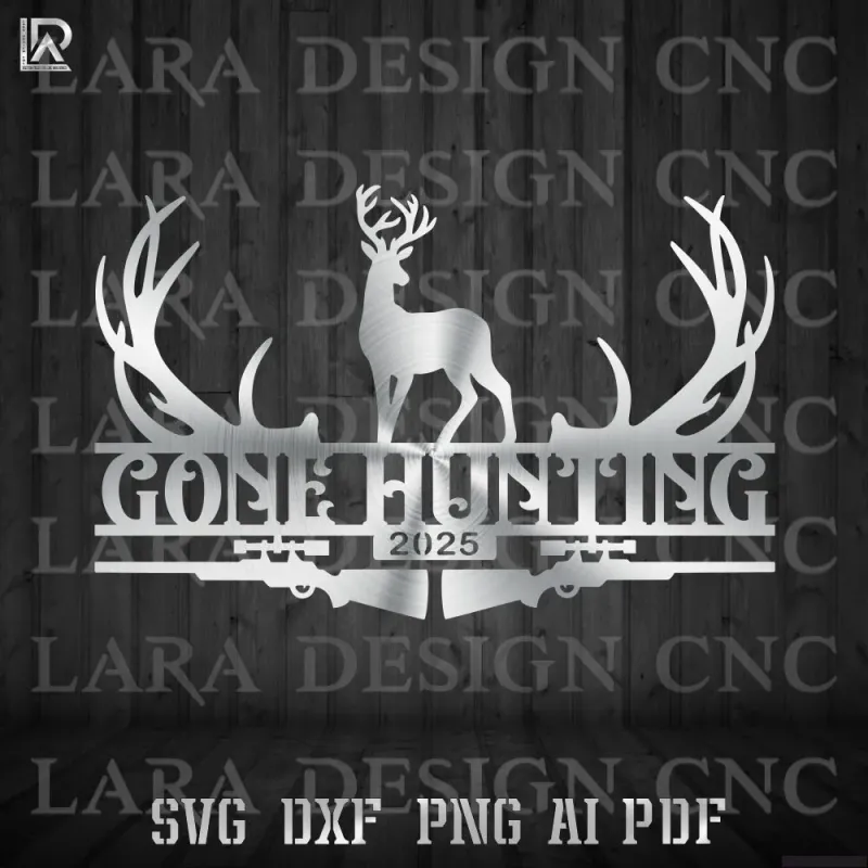 gone hunting svg
