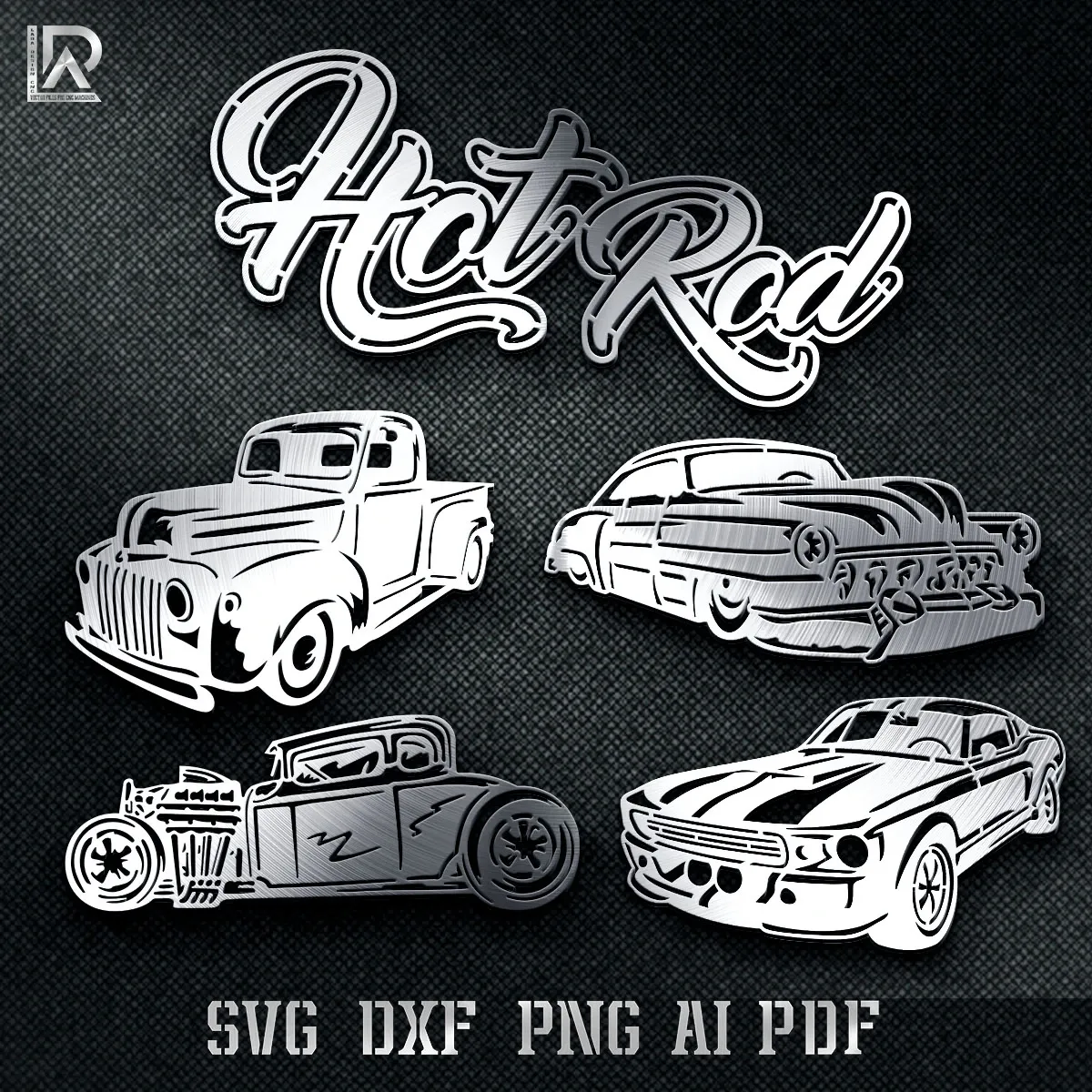 hot rod cars svg