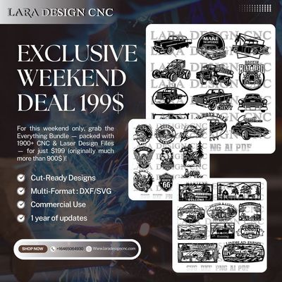 cnc plasma and laser cutting designs