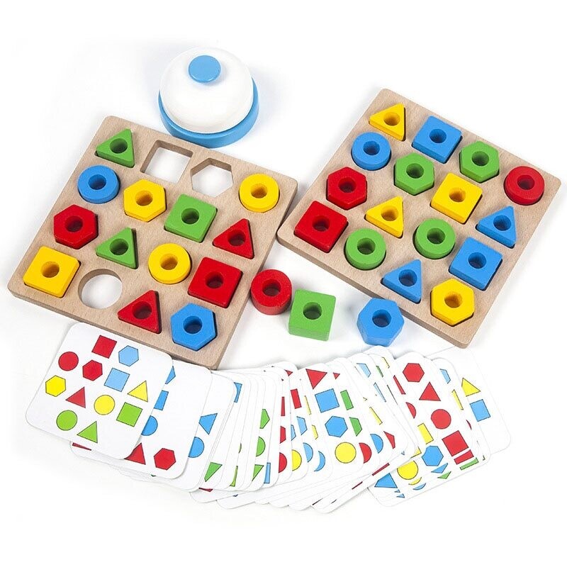 Geometric Matching Game Memory Chess Sorter Toy