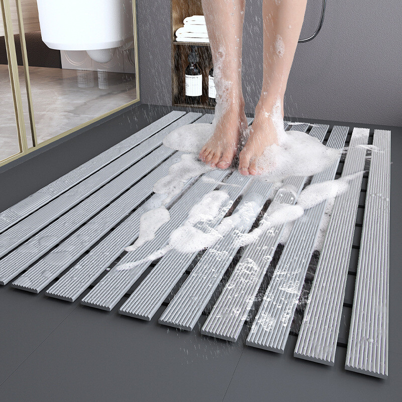 TPE Non-slip Bathroom Mats Solid Toilet Mats