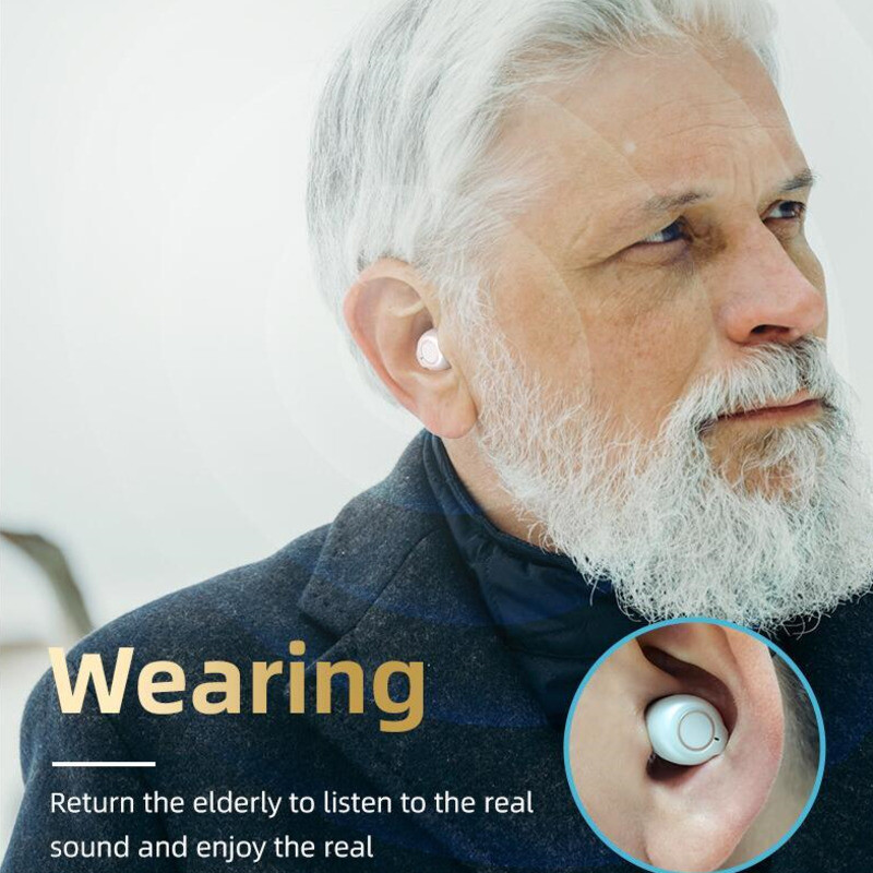 Magnetic Rechargeable Hearing Aid Bluetooth Appearance Sound Amplifier