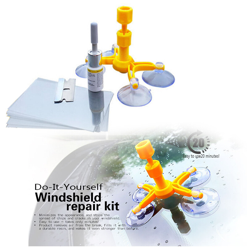Windshield Repair Kits DIY Car Window Glass Scratch Repair Tools
