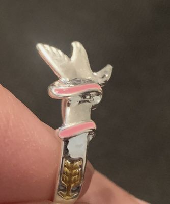 Digimon AngeWomon Ring Jewelry Cosplay 925 Silver