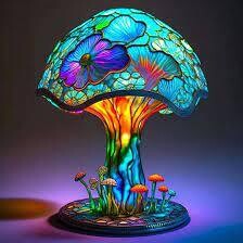 Vintage Mushroom Lamp