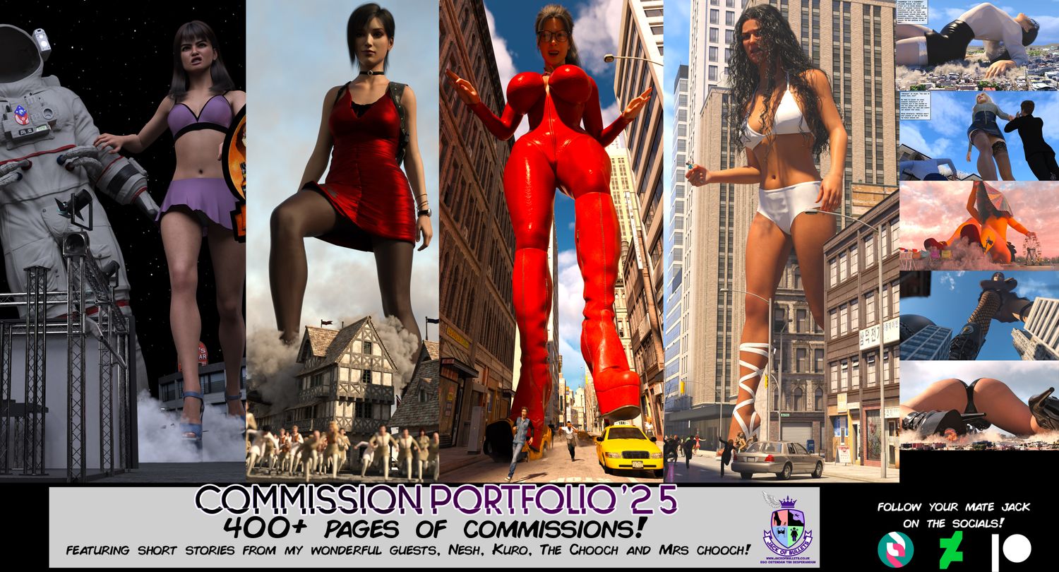 JackOfBullets Giantess Commission Portfolio &#39;25