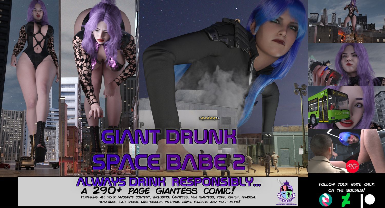 Giant Drunk Space Babe 2