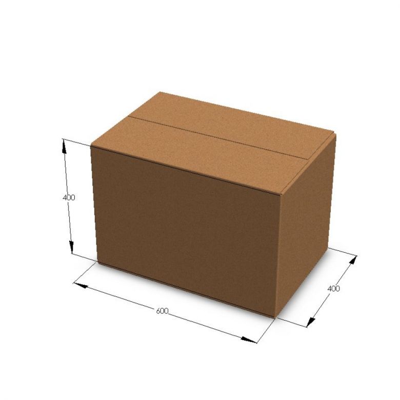Пятислойная коробка 60x40x40