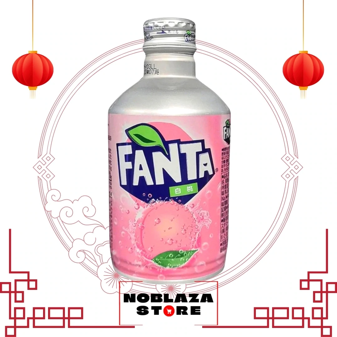 Fanta White Peach Aluminium Bottle -300ml Japan Edition