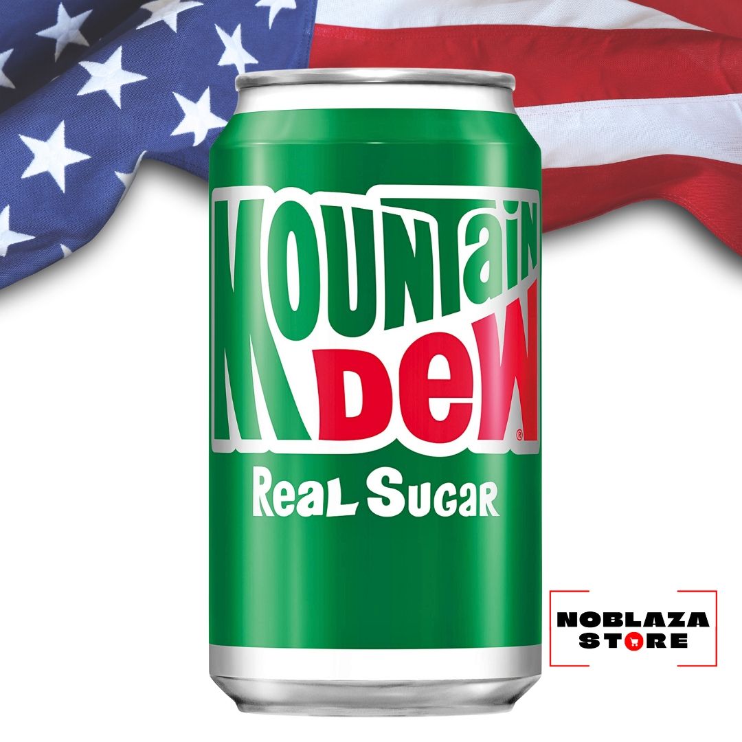 Mountain Dew Real Sugar USA -355ml