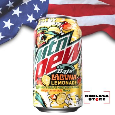 Mountain Dew Baja Laguna Lemonade -355ml USA Mountain Dew Baja Laguna Lemonade -355ml USA