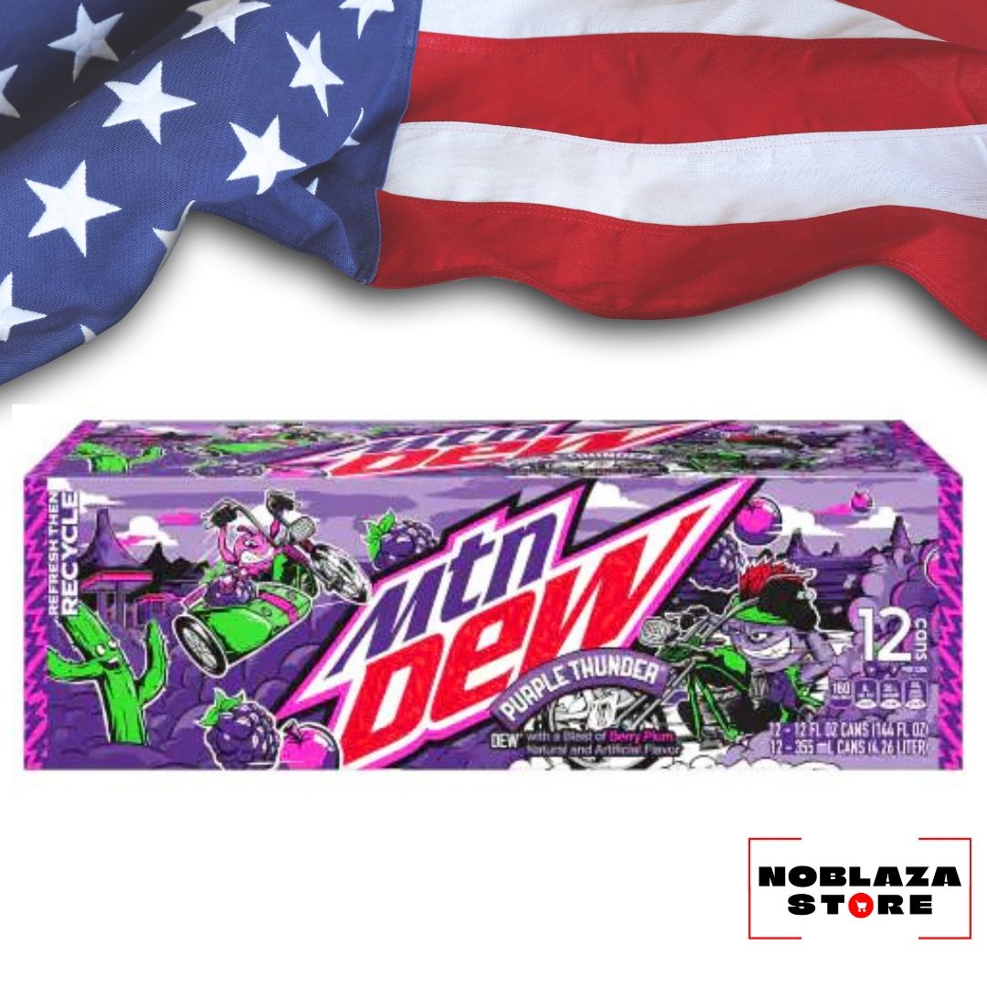 Mountain Dew Purple Thunder USA 12 x 0.355 ml