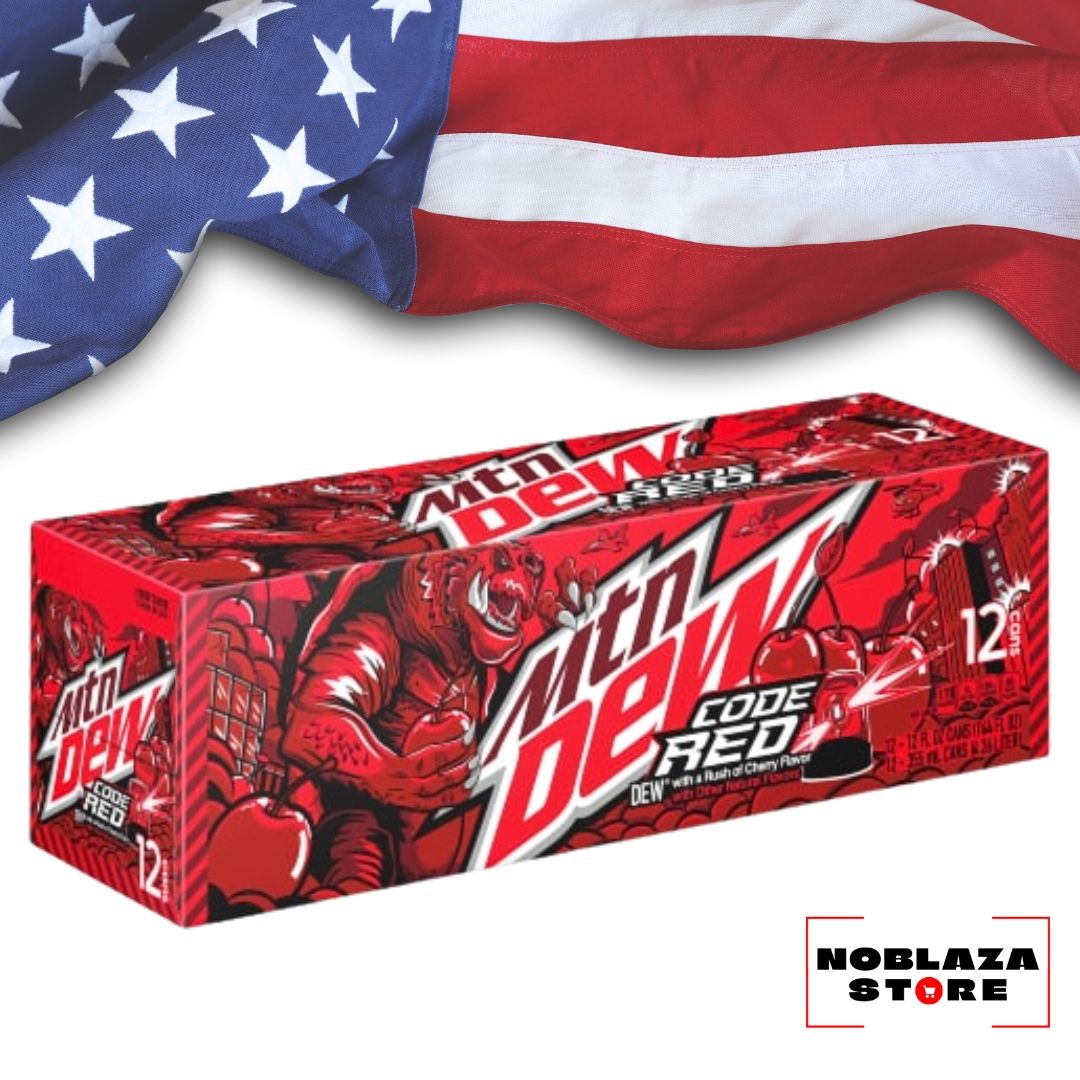 Mountain Dew Code Red USA 12 x 0.355 ml