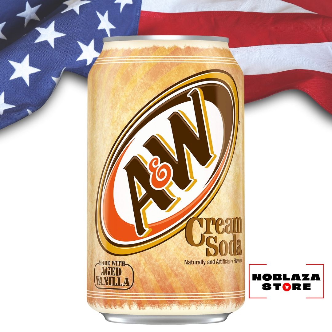 A&amp;W Cream Soda -355ml Cream Soda USA