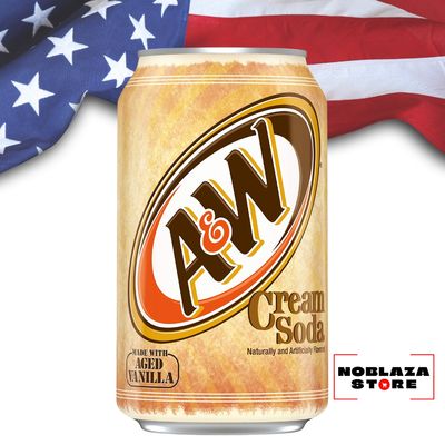 A&amp;W Cream Soda -355ml Cream Soda USA
