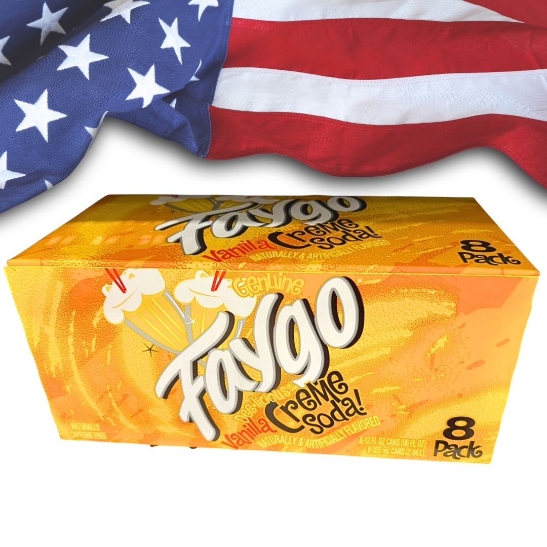 Faygo Vanilla Creme -355ml Rare Soda USA