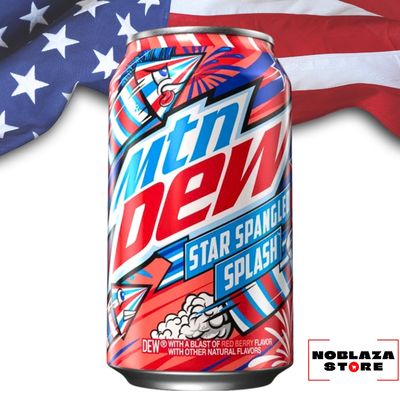 Mountain Dew Star Spangled Splash USA -355ml Mountain Dew Star Spangled Splash USA -355ml
