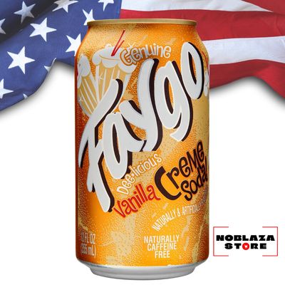 Faygo Vanilla Creme -355ml Rare Soda USA