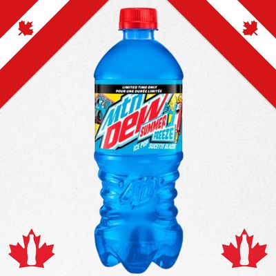 Mountain Dew Summer Freeze -591ml Ice Pop Canada