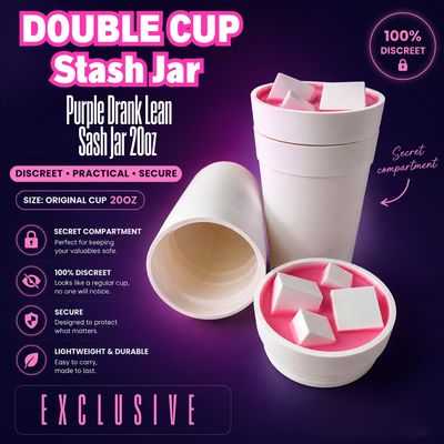 Double Cup Purple Drank Lean 20-ounce Jar