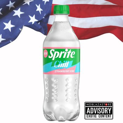 Sprite Chill Strawberry Kiwi -591ml Rare USA