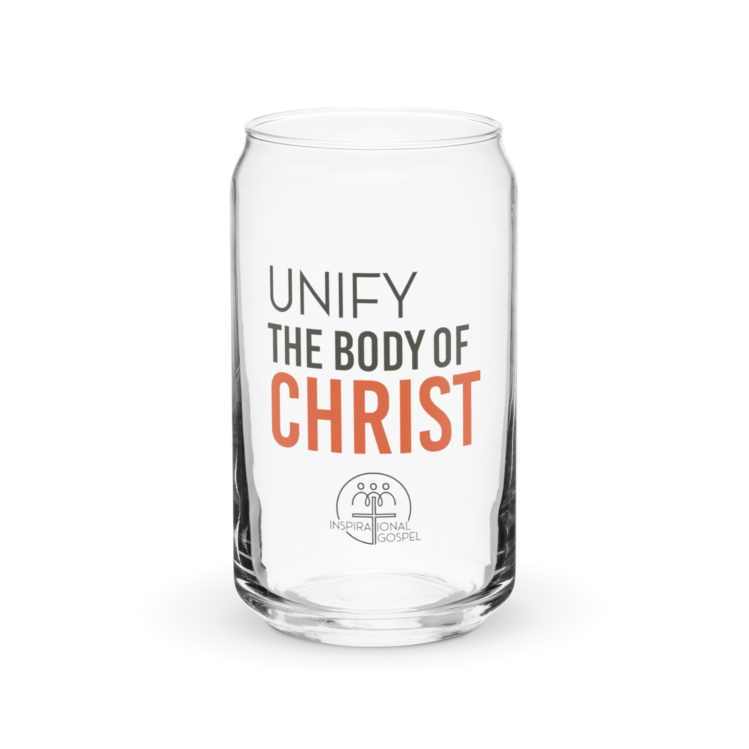 IG Unify the Body of Christ Can-shaped Glass