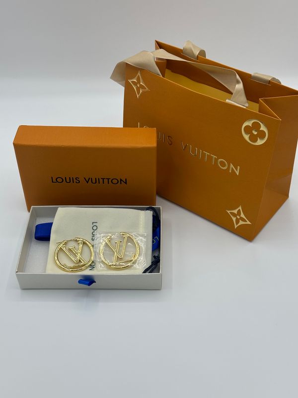 LV Gold Luxe Empress Hoops