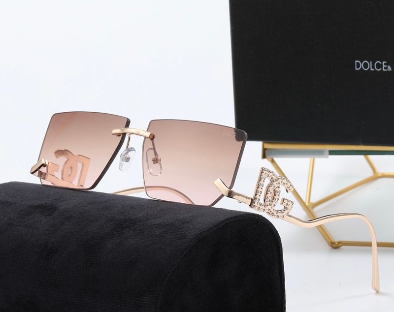 D&amp;G Rosé Luxe Sunglasses