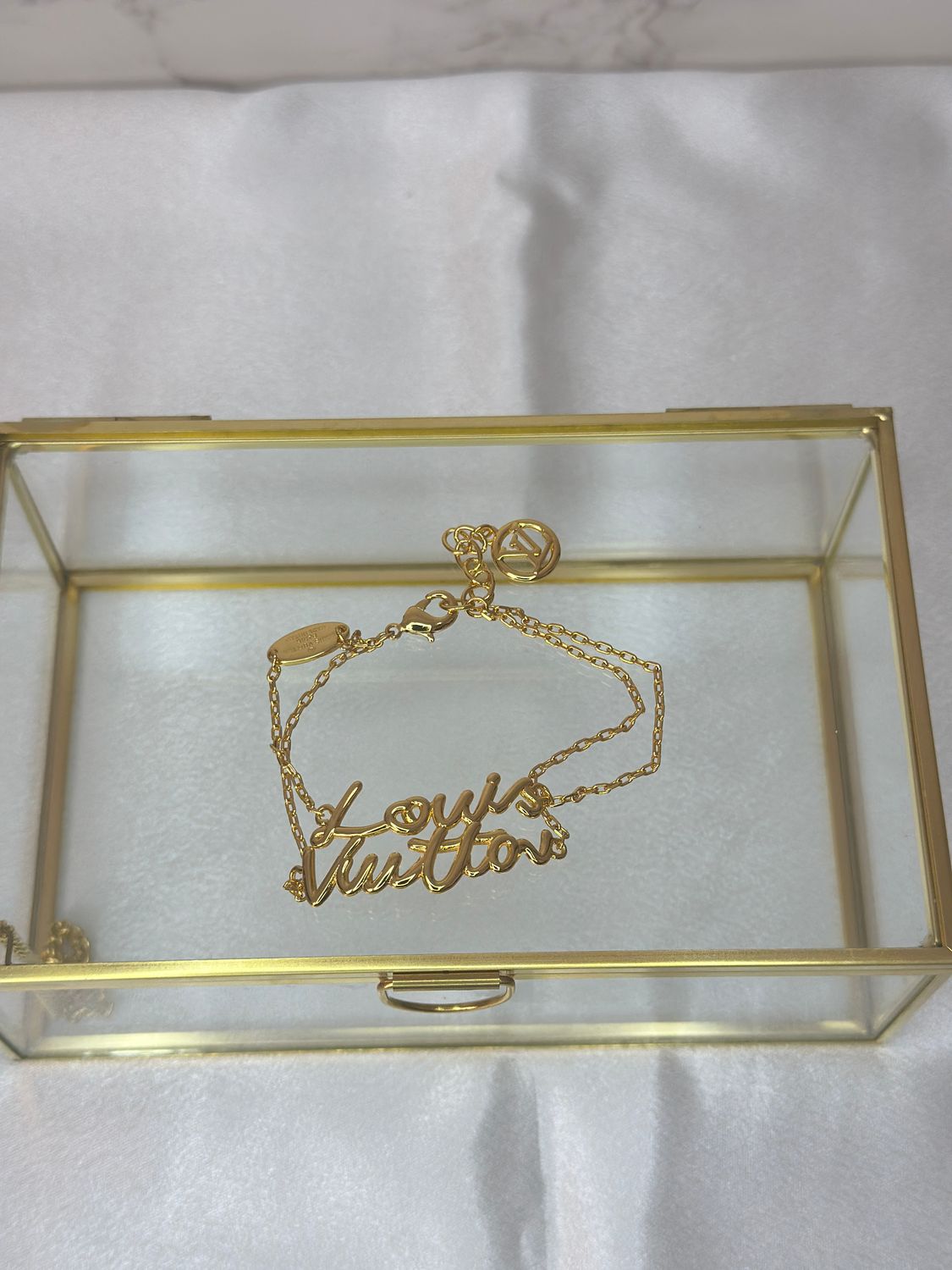 LV Luxe Script Bracelet