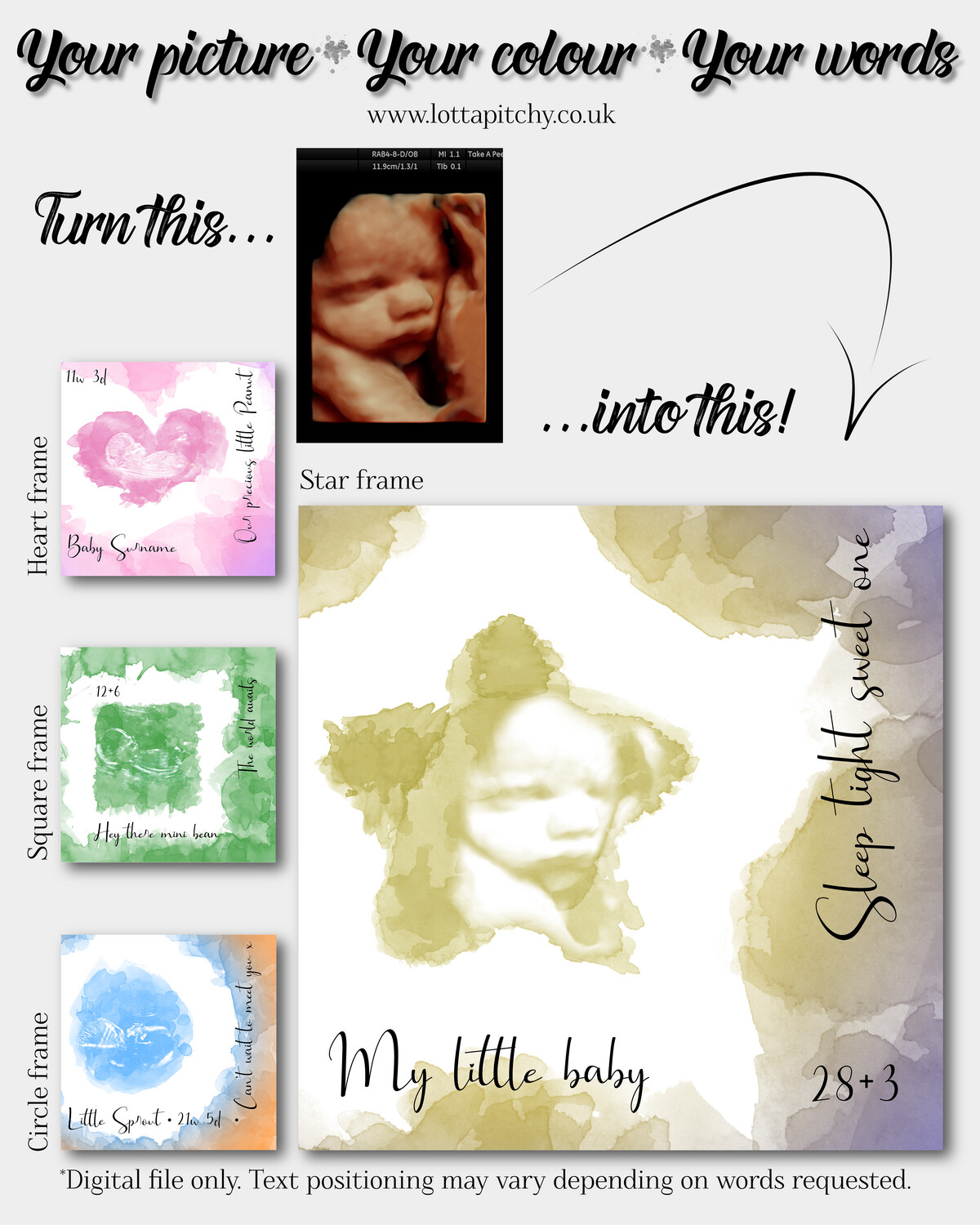 Scan KeepSake Frame
