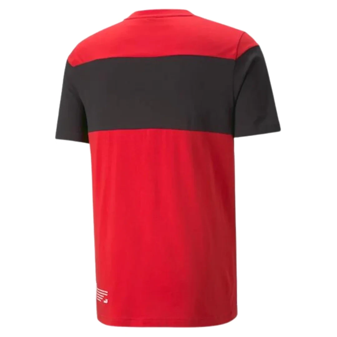 Puma 538159 02 Mens Red, Black, White Ferrari Race SDS T-Shirt