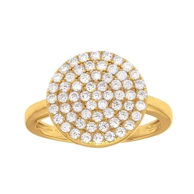Joanli Nor 145047-3-56 Annie Gold Ring with Jewels Size 7.5