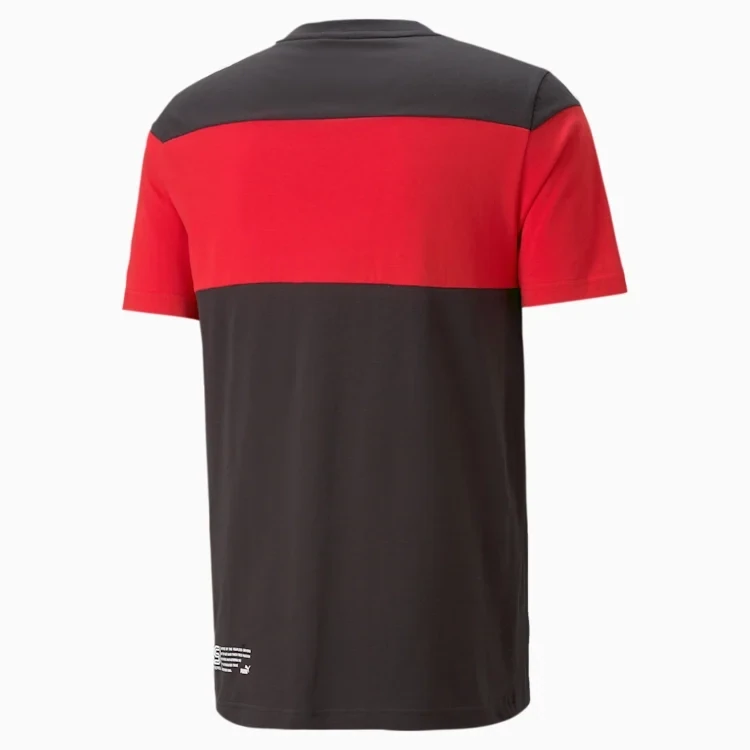 Puma 538159 01 Mens Black, Red, & White Ferrari Race SDS T-Shirt