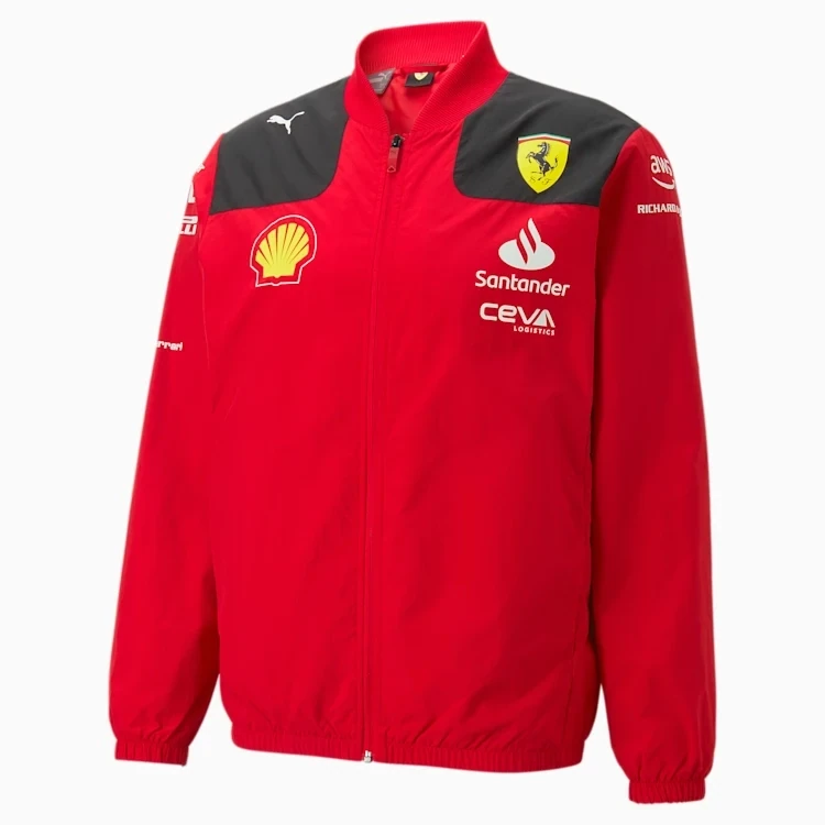 Puma 763413 01 Mens Red Ferrari SF Team Jacket